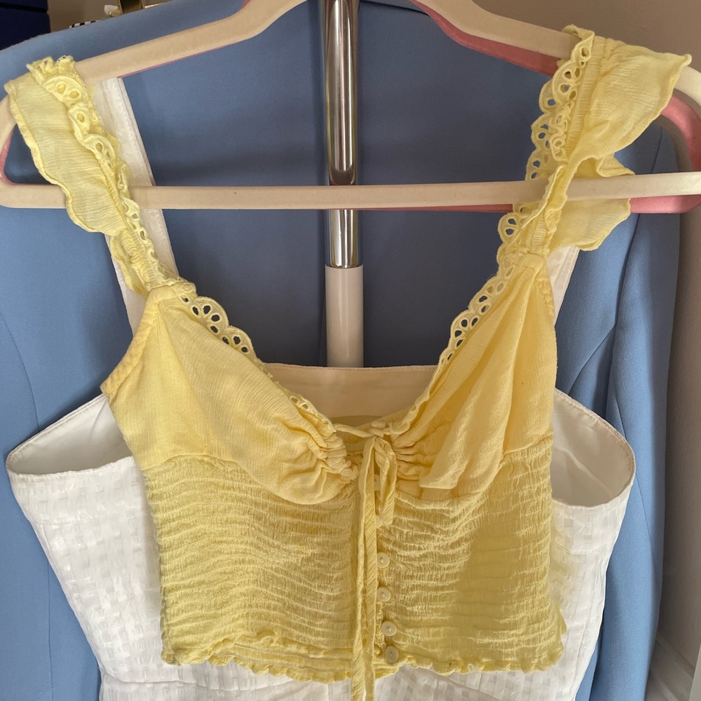 Yellow princess Polly top